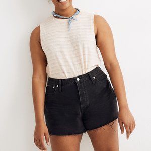 Madewell Dadjean black shorts size 27 high-rise
